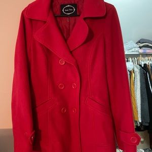 Red Peacoat